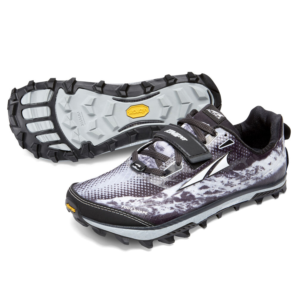 Vibram Sole Altra King MT Mens Trail Running Shoes Black Australia (CMG713985)